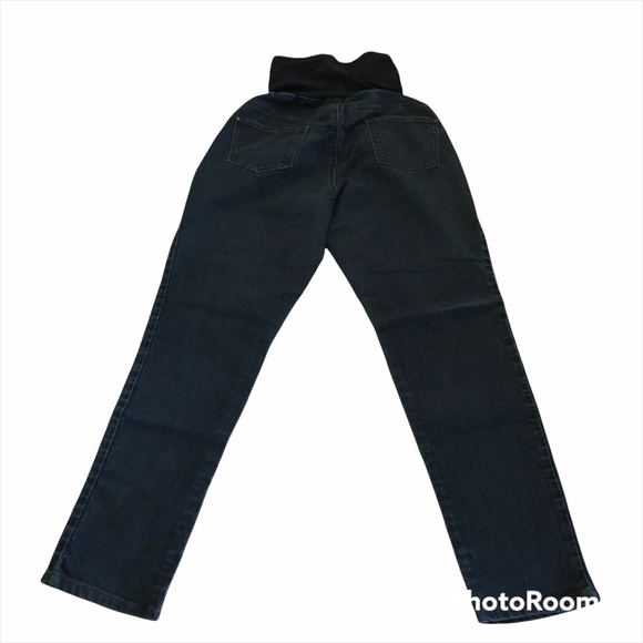 Loved by Heidi Klum Maternity Denim Jeans Full Belly Panel Size Large  Womens - Picture 2 of 7